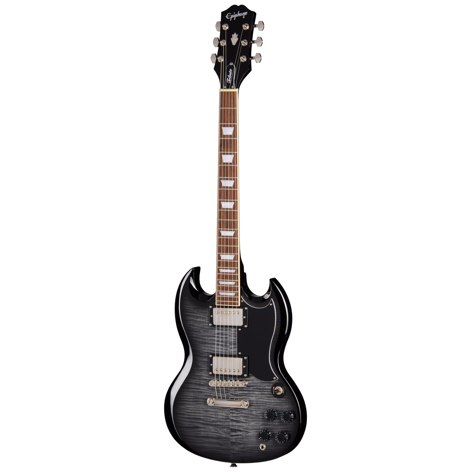 Amazon.com: Epiphone SG Tribute Plus, Ebony Burst : Musical