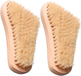 Beavorty 2pcs Shoes Jewelry Bristle Hair Brush for Leather Brush Cleaner Shoe for Polishing Shoe for Cleaning Shoe Cleaner Kit Boot Cleaning Brush Boot Brush Clothing Boots Wooden Delicate