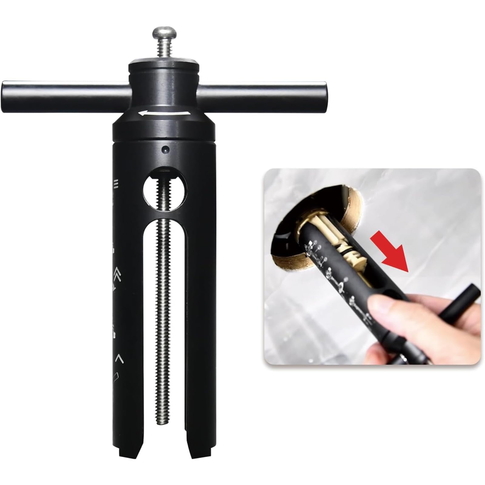 Professional Valve Core Puller Tool – Aluminum Cartridge Remover For Shower & Tub Pressure Balanced Valves