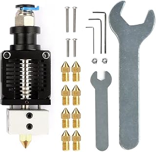 APAAZO IR3-MT IR3-MF IR3-M Hotend All Metal/PTFE Throat Heatbreak Hotend Compatible With Ideaformer IR3 & IR3 V1 3D Printer V5 V6 J-head (Color : IR3-MT)