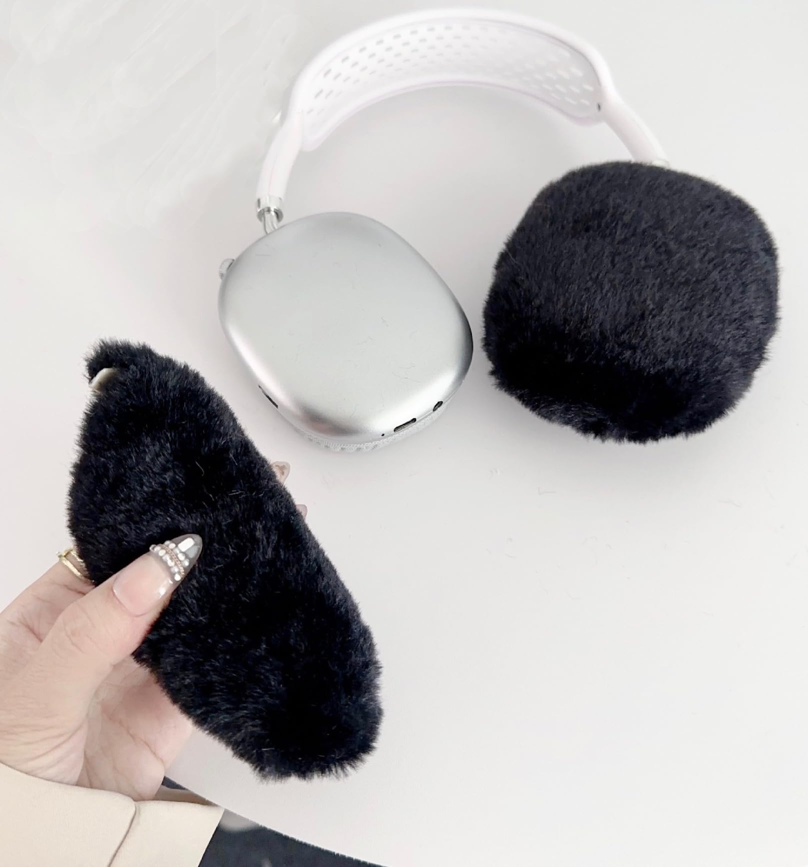Amazon.com: MVKZFE Fluffy Plush Case for AirPods Max Headphones