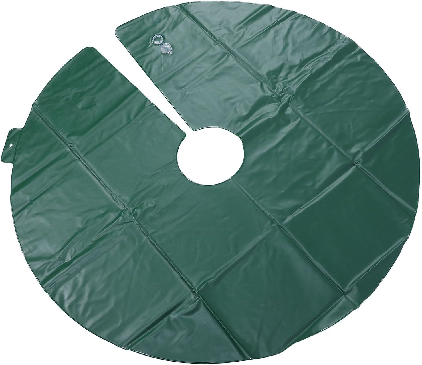 Dioche 10 Gallon PVC Tree Watering Ring for Efficient Drip Irrigation | Reusable Water Pouch for Planting & Gardening | Round Design Fits All Tree Trunks (Green)