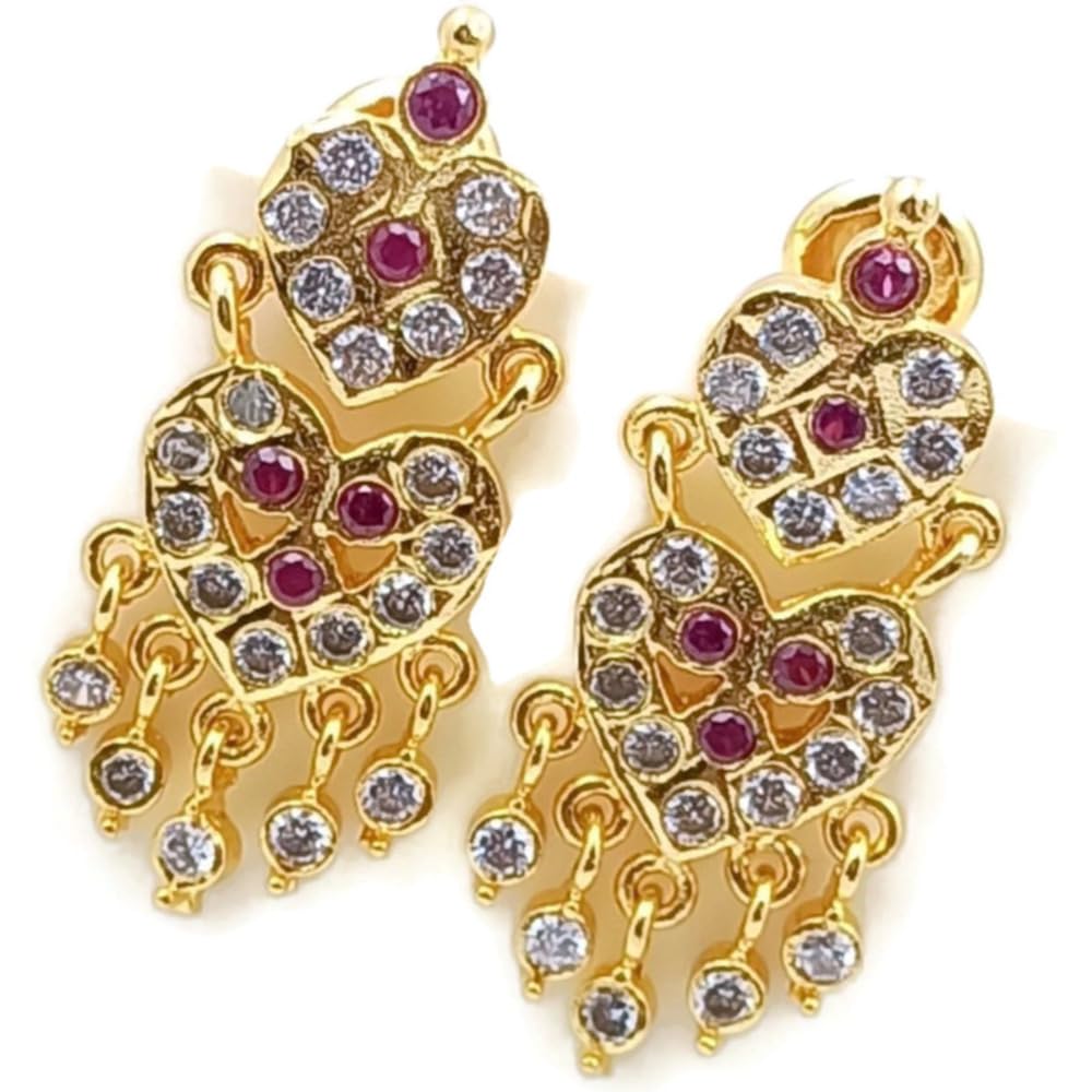 See full amazon price history chart for PRS GOLD COVERING -Womens Impon five metal panchaloha heart shaped earring PRS GOLD COVERING -Womens Impon five metal panchaloha heart shaped earring (B0CFJPRQ43) Amazon Price History, Amazon Price Tracker