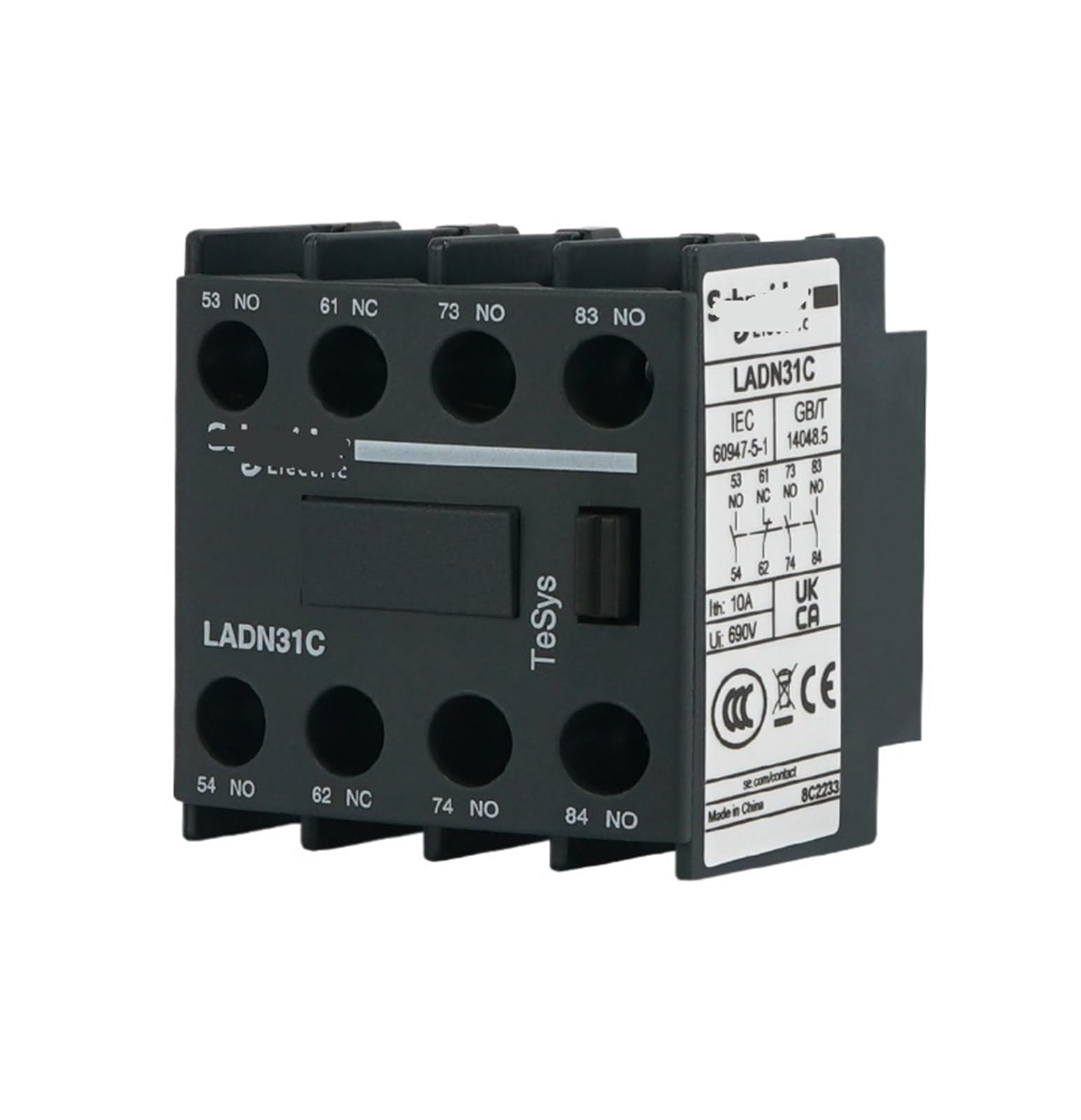 Contact auxiliaire LADN31C pour ajouter des circuits de commande - 4
