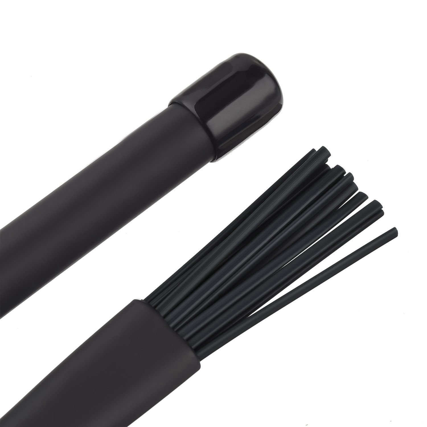 1 paire de de batterie rétractables Jazz 32 cm noir