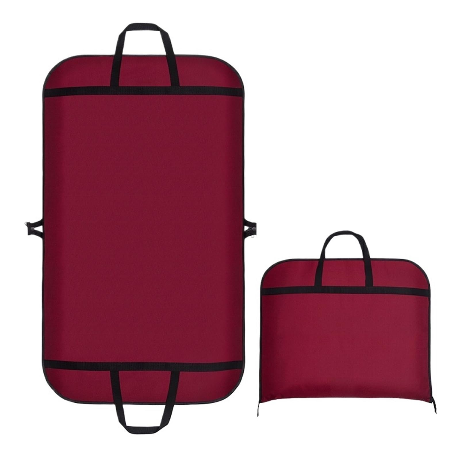 Bolsas de ropa Tela Oxford Ropa a rayas Vestido Funda protectora Paquete traje Cubierta(Red)