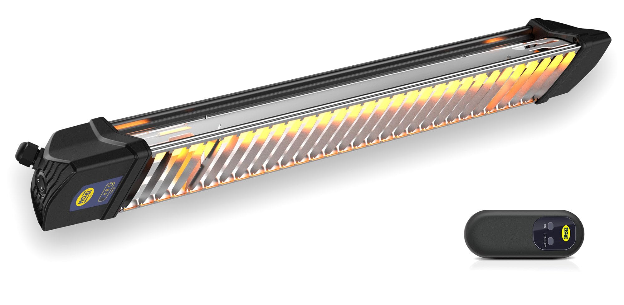 Stufa al Quarzo 1760 Watt Installazione a Parete