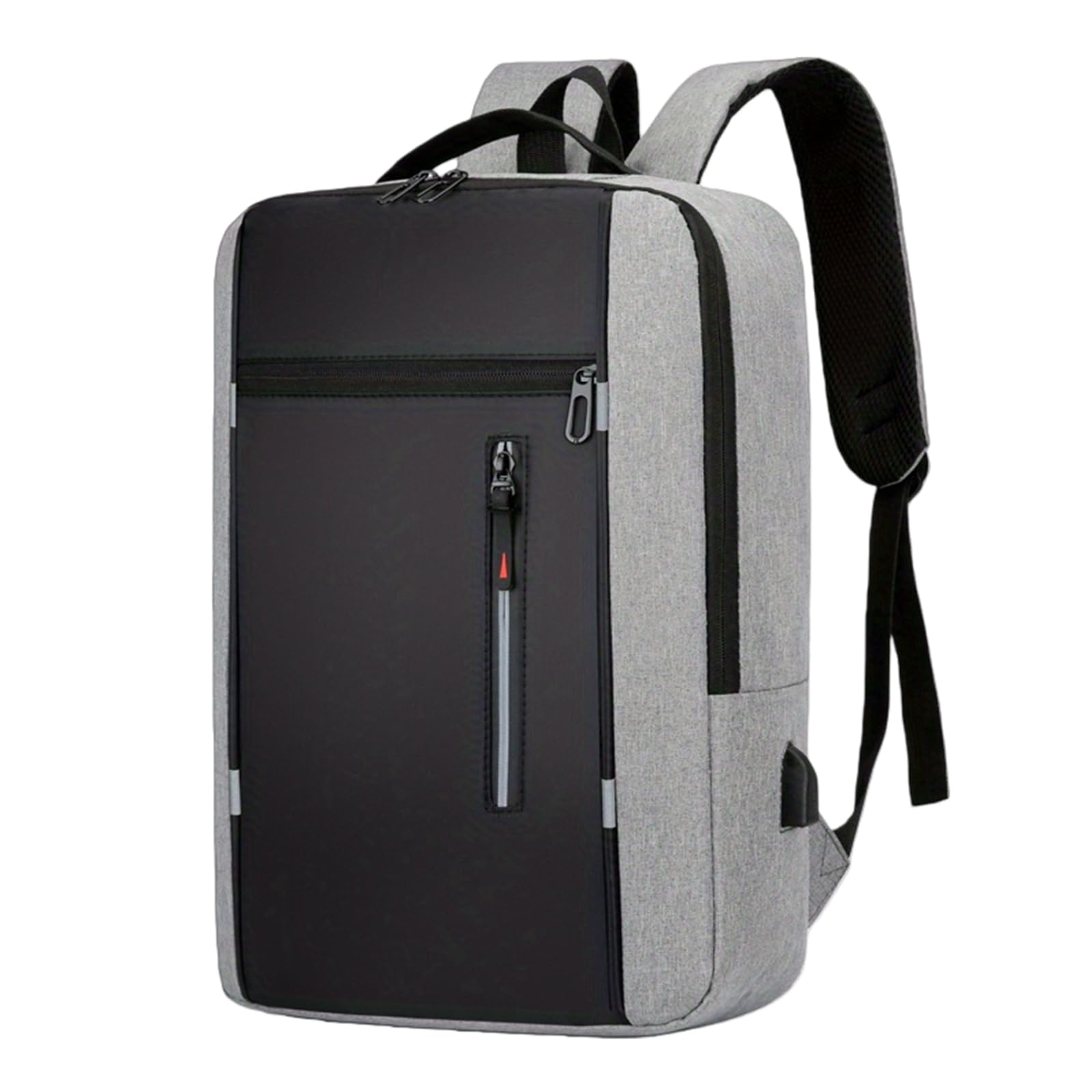Gyios backpack Laptop With Charging Port, Large Capacity Multifunctional Rucksack For Work, Travel And Daily Use-gray