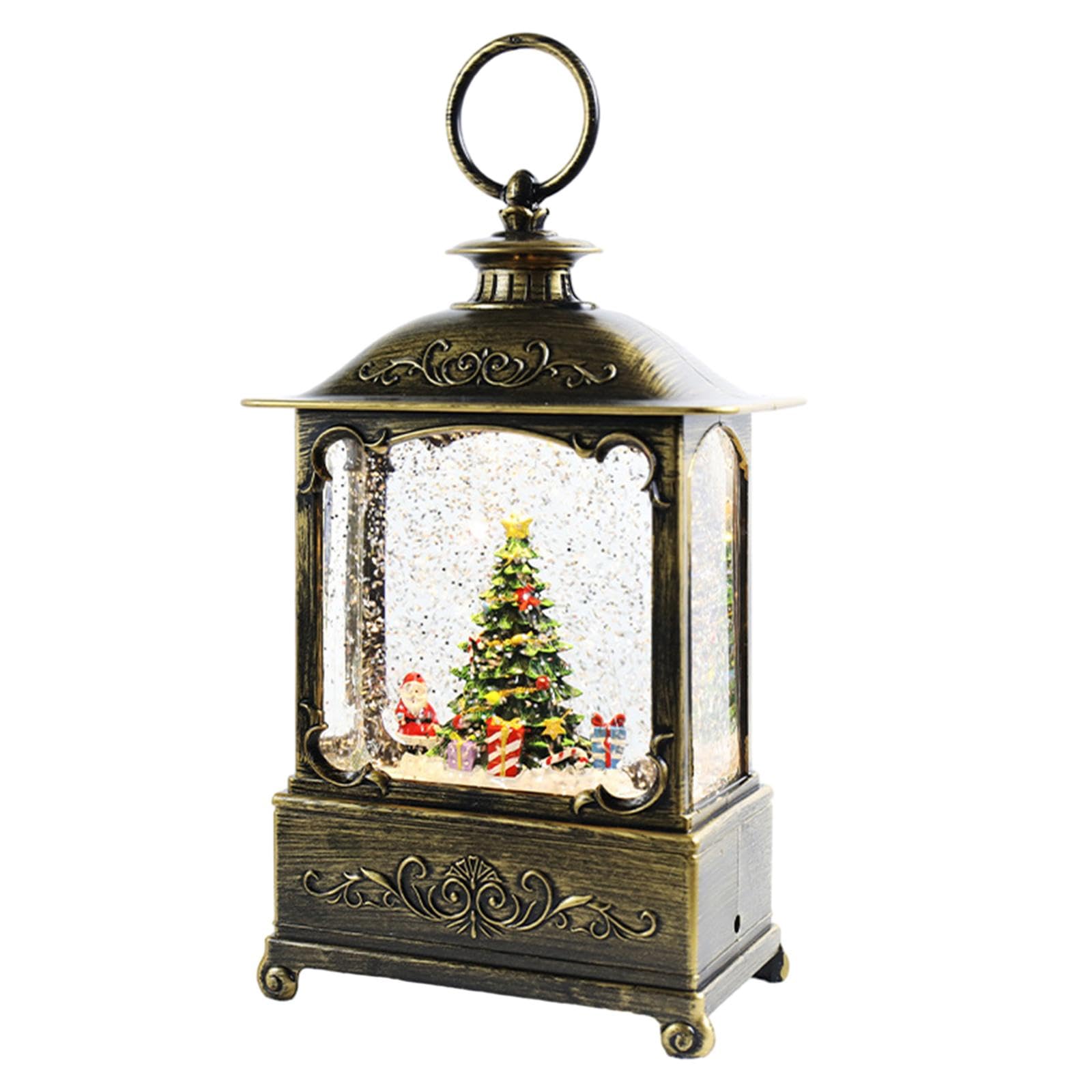 Weihnachts Spieluhr Tischdekoration, Laternenlicht, Kreative Bastelideen, Spieluhr