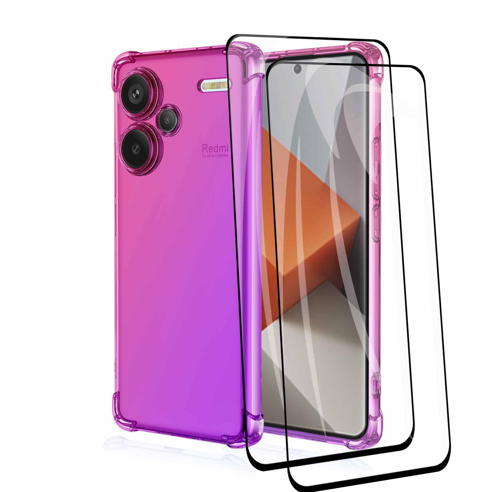 WBWONE Gradient TPU Coque Pour Xiaomi Redmi Note 13 5G Étui