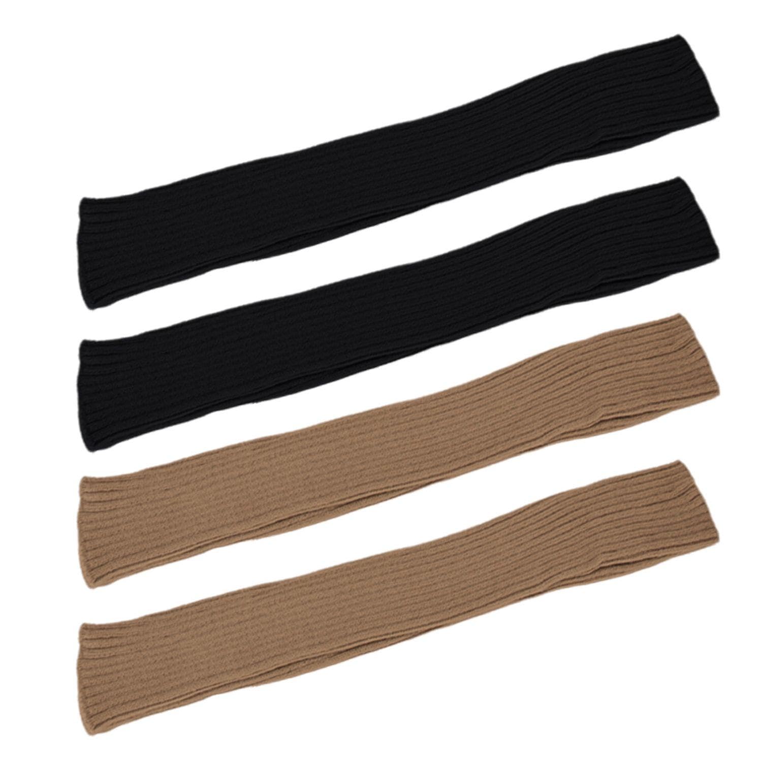 WUFGWBD 2 Pairs Of Long Gloves, Women'S Fingerless Knitted Gloves, Autumn And Winter Gloves, Warm Gloves, Simple Gloves