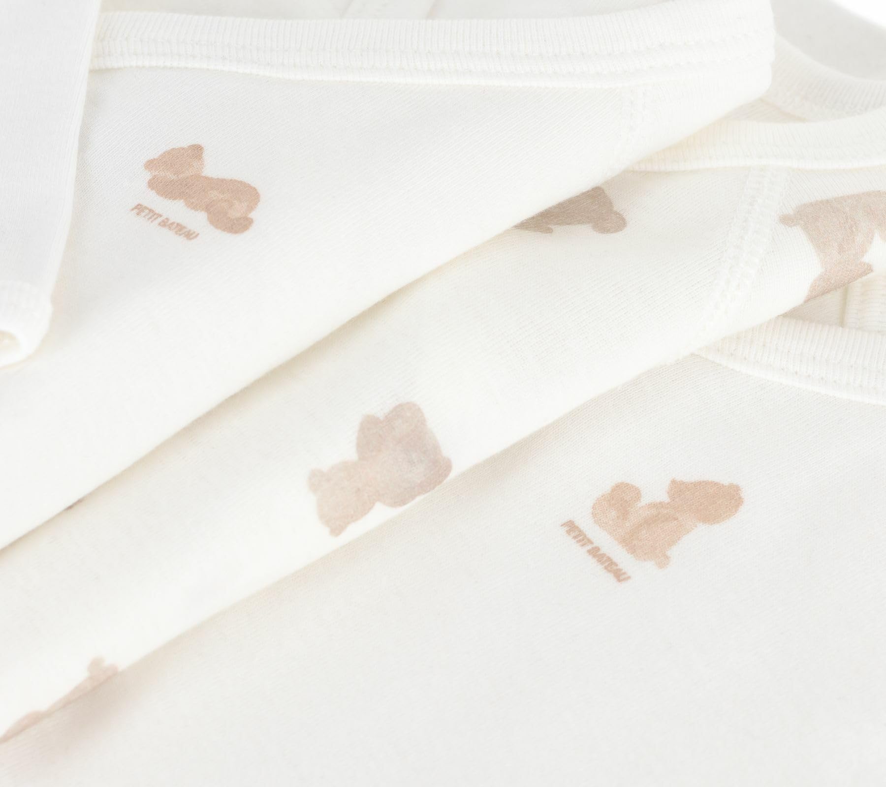Petit Bateau Lot de Bodies Croisés Manches Longues en Coton Imprimé Bébé A0dzg00 Sous Vêtements JOUR Mixte bébé (lot de 3)