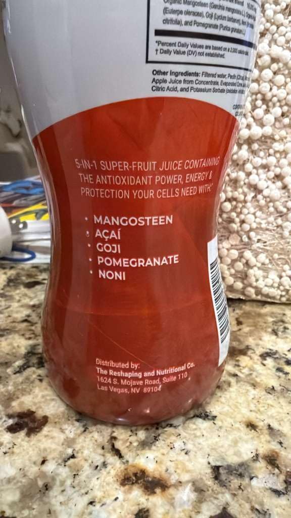 Ardyss Le’Vive Red Juice 25.37 fl oz – Pomegranate Juice with Acai, Goji & Noni Blend, Smooth & Refreshing Drink