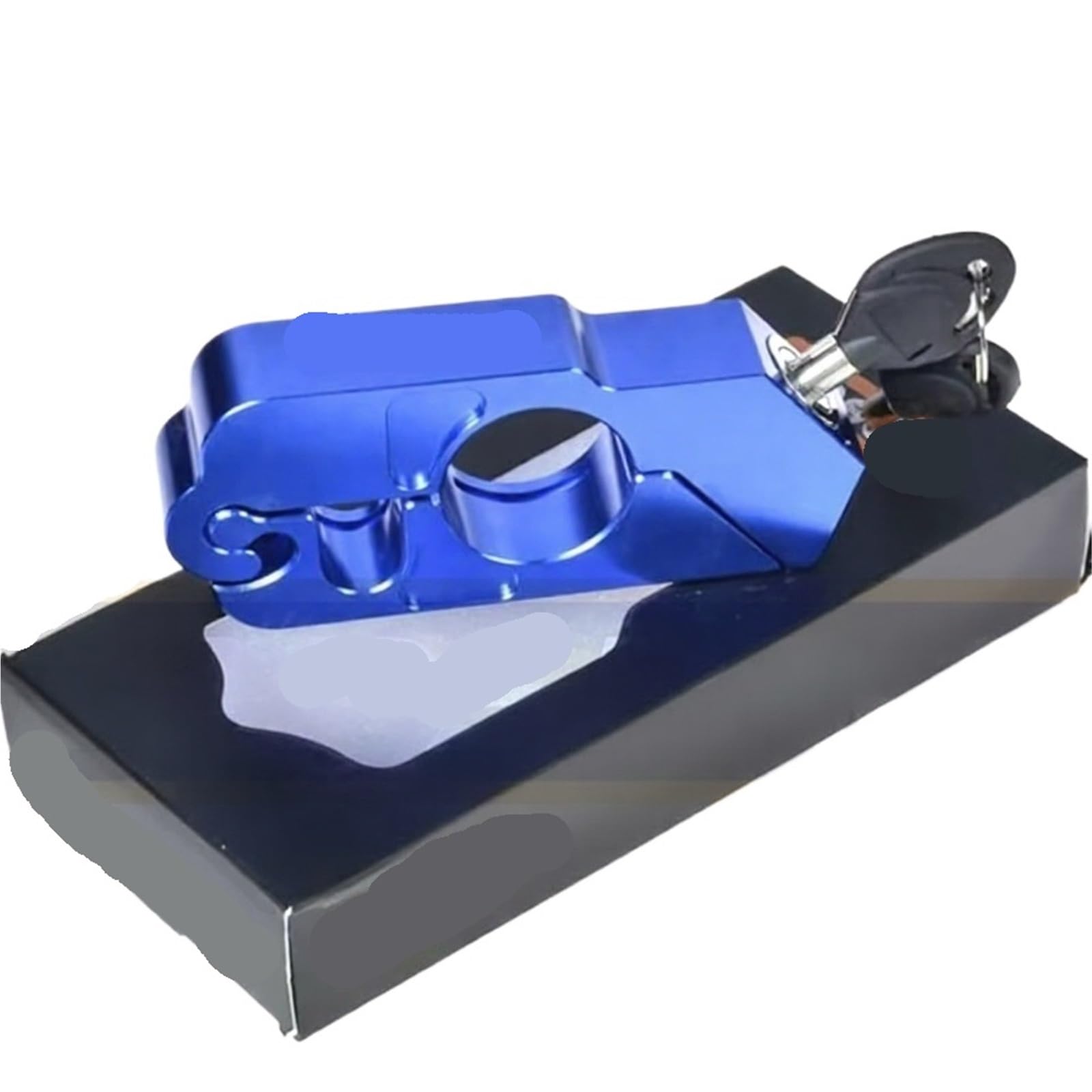 Security Lock 1pc Motorcycle Handlebar Lock Brake Handle Solid Imitating Steal Pull Rod Brake Throttle Lock