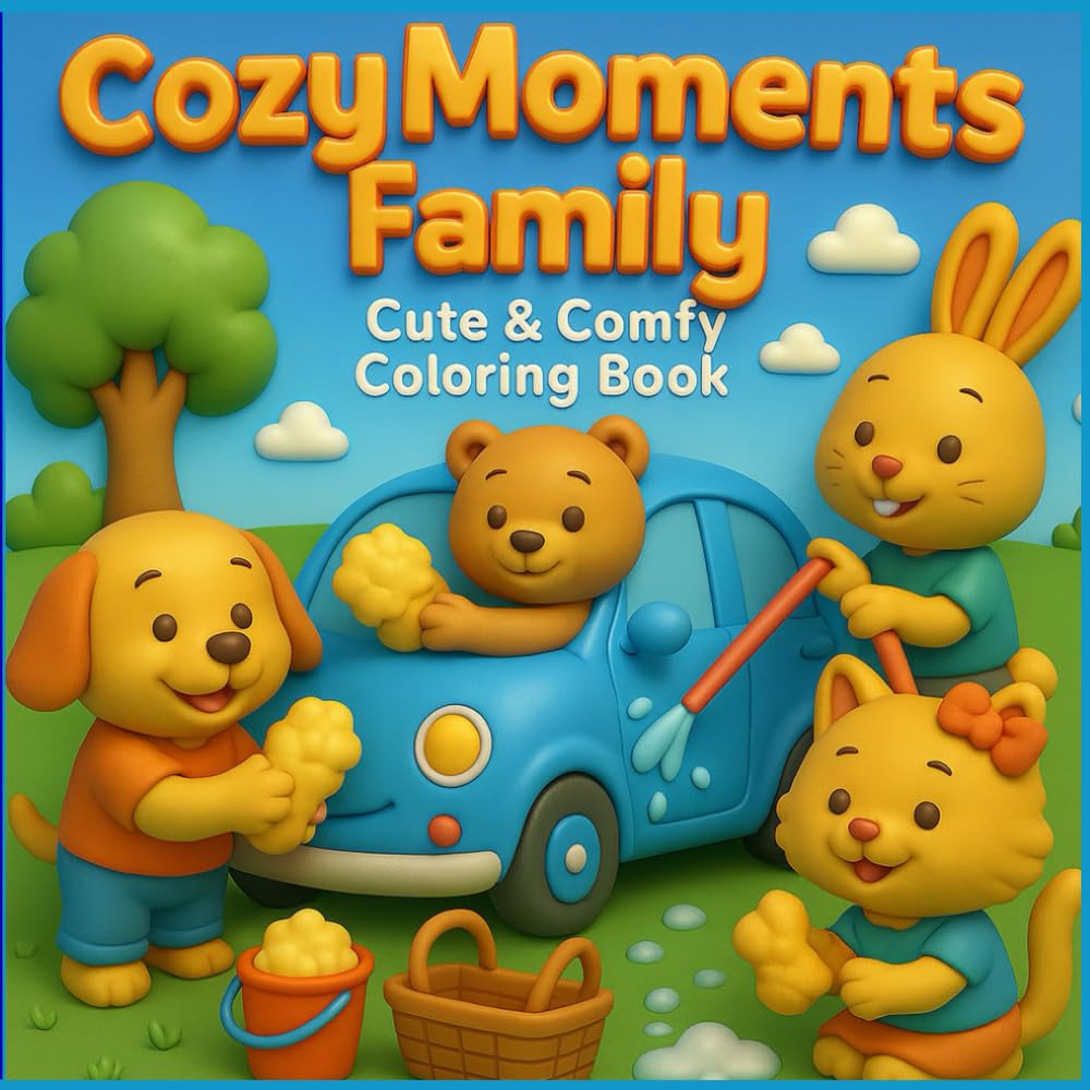 COZY MOMENTS FAMILY:: Cute & Comfy Coloring Book