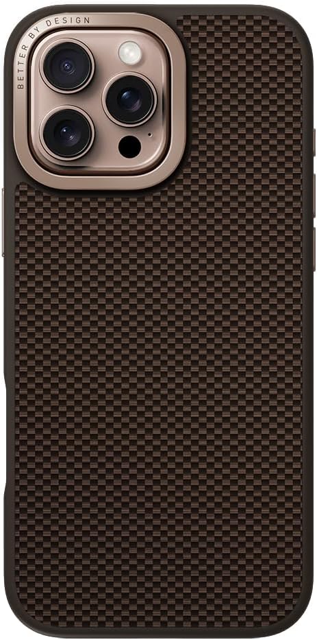 UNIQ KEVA MAX iPhone 16 Pro Max Case, Aramid Fiber Lightweight Slim Case (Brown)