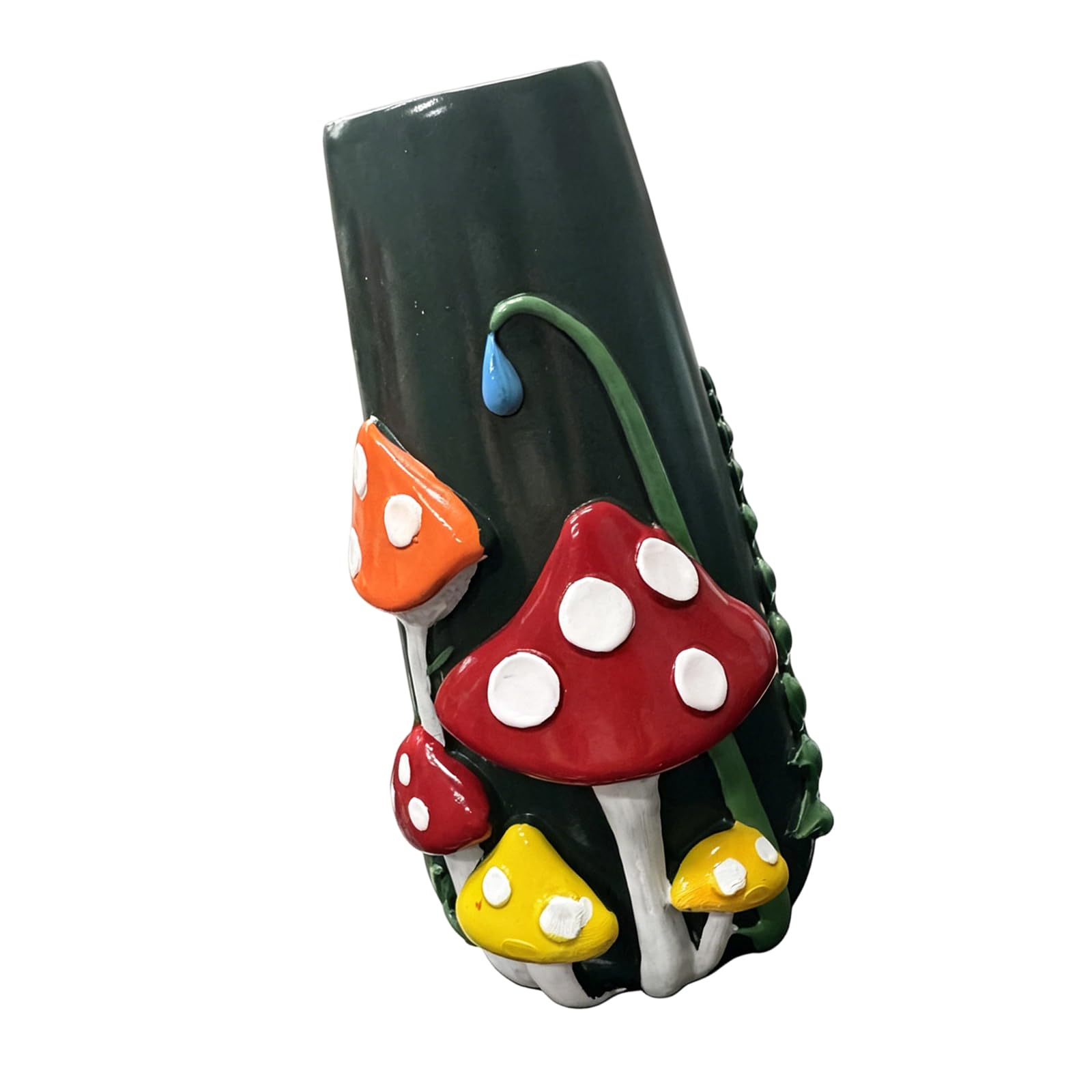 ZEPFJHE Resin Mushroom Vases for Flower Aesthetic Room Decors Decorative Flower Unique Vase for Flowers Desktop Decors Mushroom for Flowers