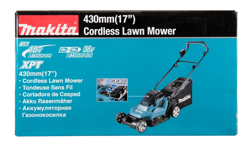 Makita Tondeuse 36 v (2 x 18 v) li-ION sans Batterie ni Chargeur - dlm432z