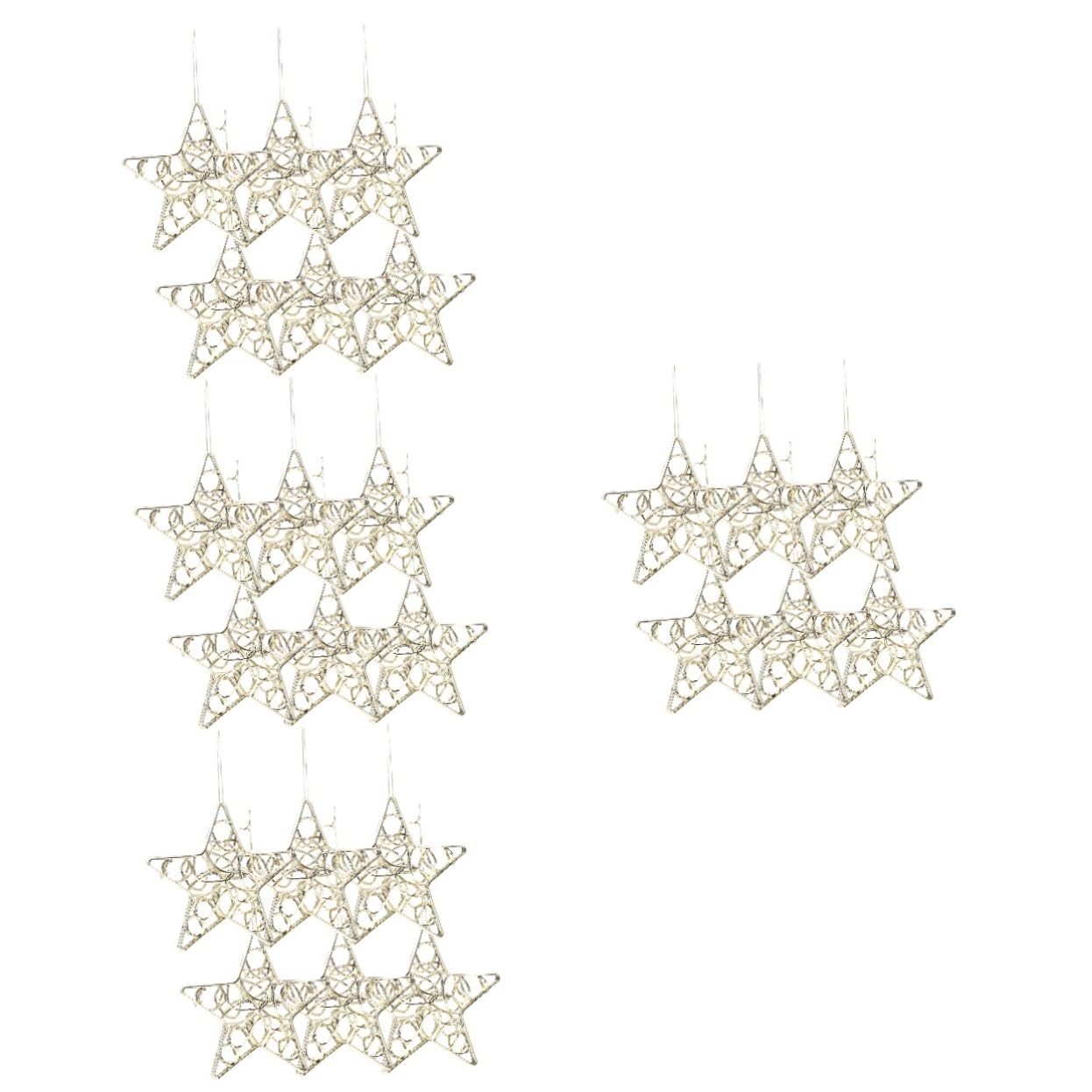Stück Weihnachts Schneeflocken Anhänger Weihnachtsschmuck Bruchsicherer Weihnachtsbaumschmuck Weihnachtsschneeflocke Sterndekoration Weihnachtsbaum Schneeflocke