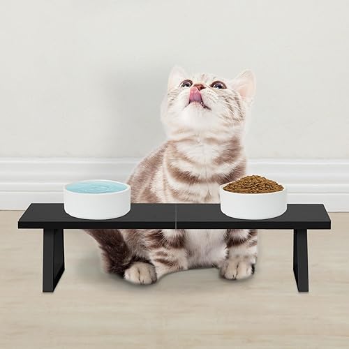 Miniatura 5 de TEAMIX 42 pulgadas+24 pulgadas soporte de monitor de madera y acero elevador de escritorio para escritorio de oficina organizadores de escritorio