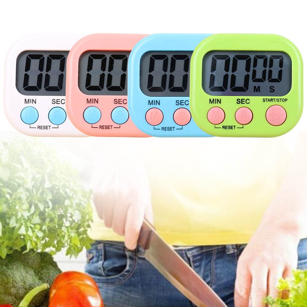 Minuterie Numérique Pour Enfants, Grand écran LCD, Minuterie De Tomate Avec Alarme Forte Compte A Rebours Electronique Magnetique 97427213