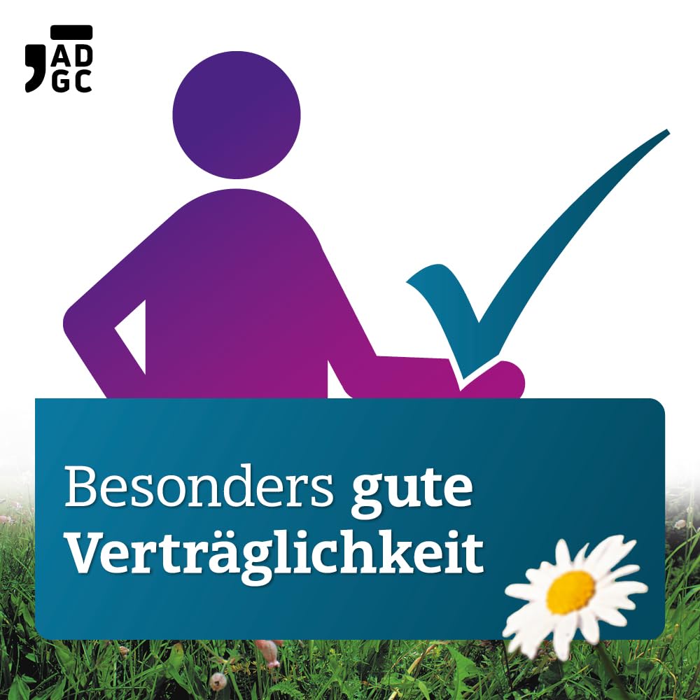 Bilastin ADGC® 3x 100 St - Allergietabletten bei Heuschnupfen - schnell & langanhaltend bis 24 St. wirksam bei allergischem Schnupfen, Nesselsucht(Urtikaria), Juckreiz, Tierhaar- und Hausstauballergie