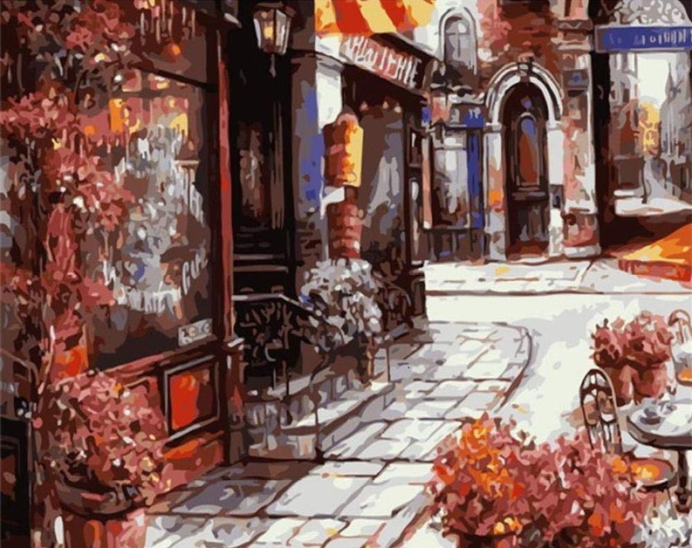 Peinture par numéros paysage Venise toile à peindre idée cadeau