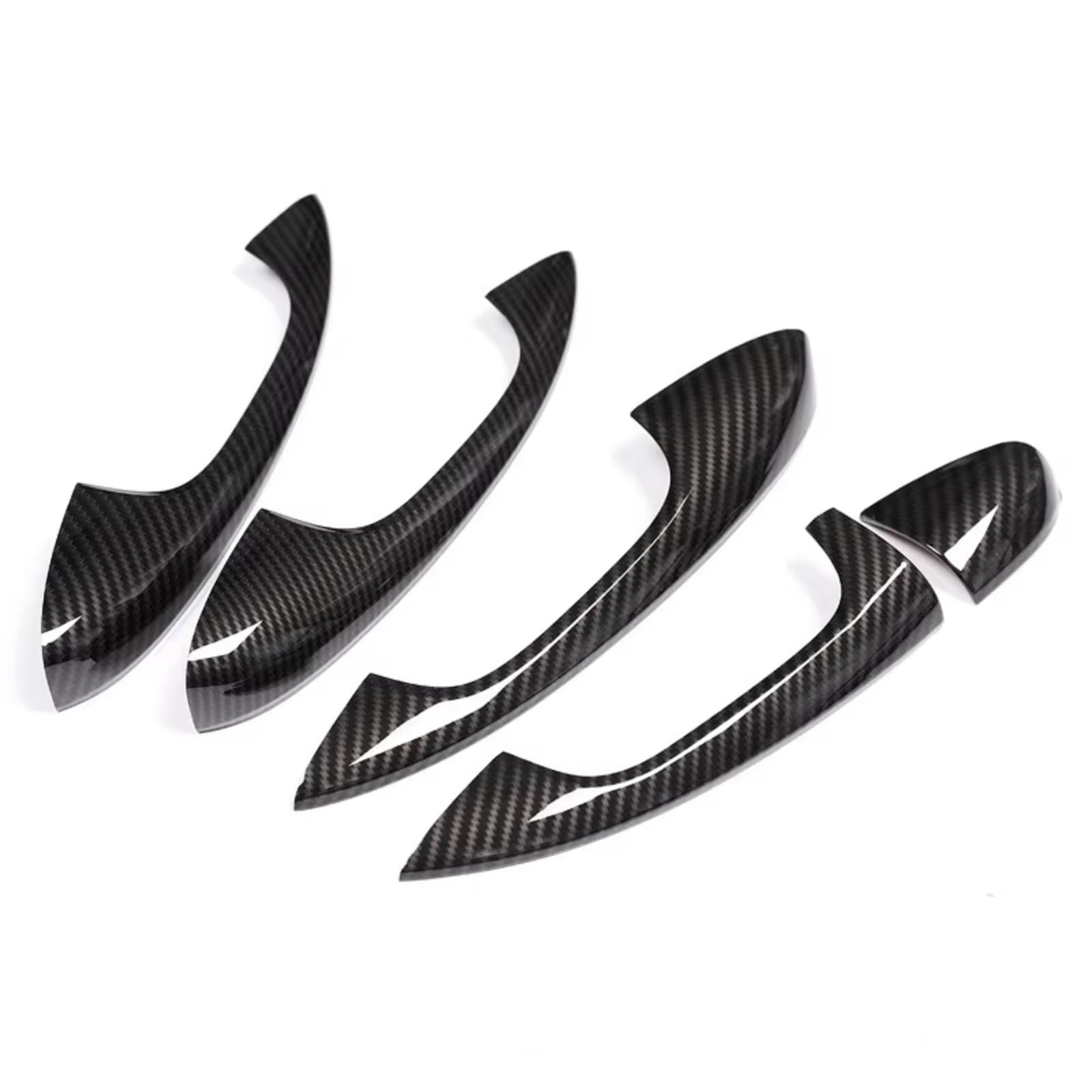 Iukmr Carbon Fiber For Benz A B C E Glc Cla Gle Gls Glb Cls Class W205 W213 X253 C118 W167 H247 X247 C257 W177 W247 Car Door Handle Cover Car Outer Door Handle(Carbon Fiber)
