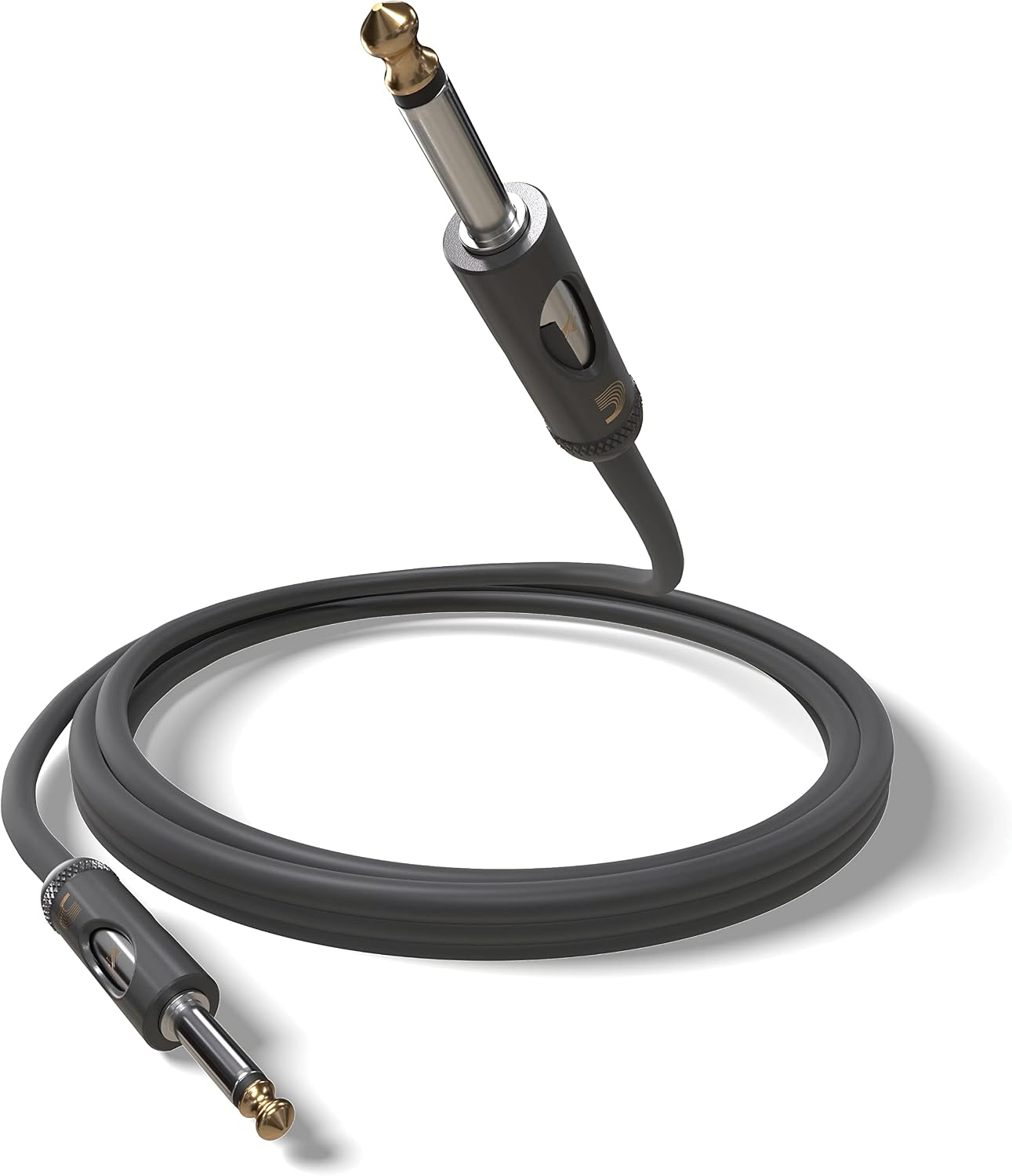 D'Addario Accessories Guitar Cable - With Kill Switch - Geo-Tip Technology - 10 Feet/3.05 Meters - Straight - 1 Pack