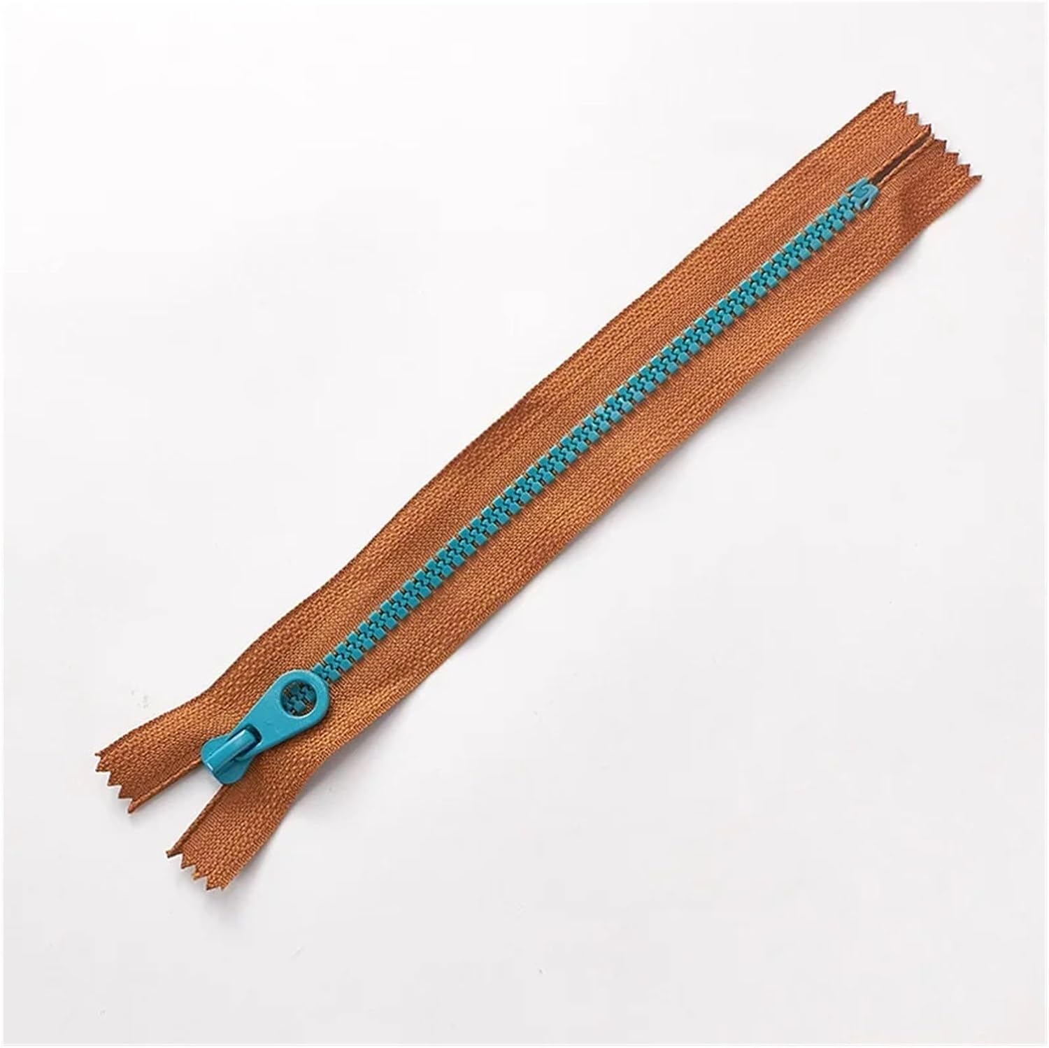 Invisible Zipper 30 Pieces of Resin Zippers, Self-Locking Opening Suitable for Jacket Zipper Accessories. for Sewing Crafts Pocket Pillow(Brown)