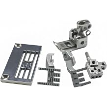 Blooy - 3x6.4mm Gauge Set Fit Pegasus W561, W562, Jack W4 Flat-Bed Coverstitch Interlock Sewing Machines 257018B64, 257518-64, 257461-64