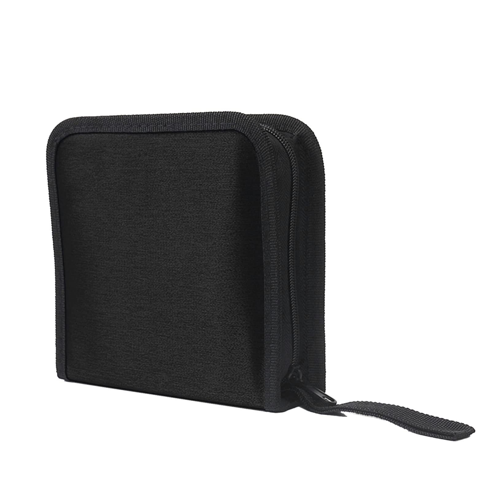 RAFGALDEX For 40Pcs CD Storage Case CD Booklet Holder Discs Fabric Cloth Handbag/Organizer Case
