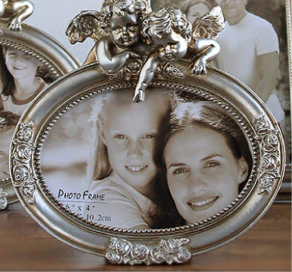Cadre photo décoration de mariage souvenir romantique blanc 6 pouces