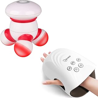 cotsoco Handheld Body Massager & Hand Massager with Heat and Compression for Arthritis and Carpal Tunnel