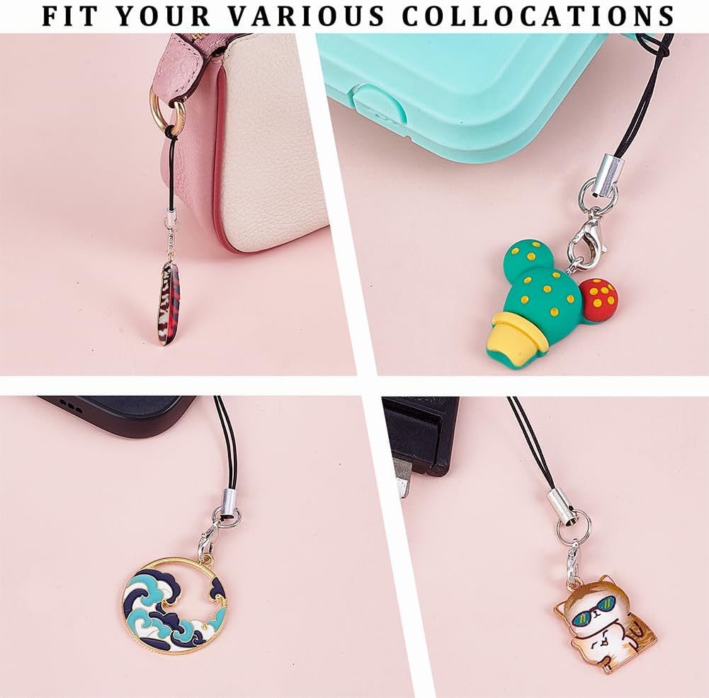 16Pcs Cute Resin Phone Charms Strap Bear Bunny Koala Mushroom Bee Flower Phone Charms Kawaii Animal Cellphone Lanyard Pendants for Keychain Cellphone Case Backpack Purse Decoration - Image 3