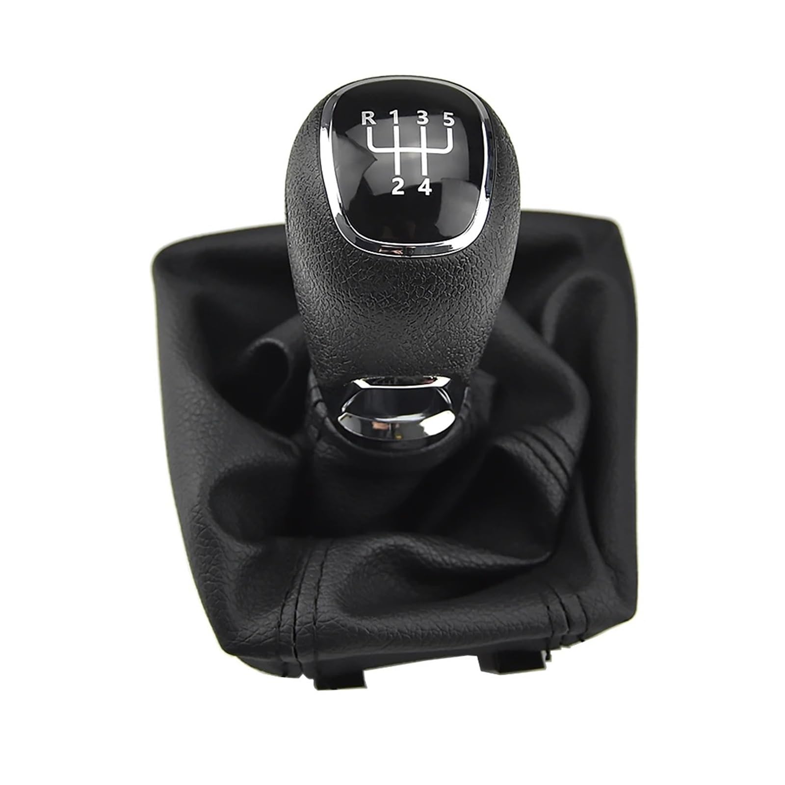Qmtvfsrh 5 Speed Car Gear Shift Knob Gear Shift Knob With Gaiter Boot For Skoda Octavia A7 Mk3 2014-2019 Manual Shifter Lever 12Mm