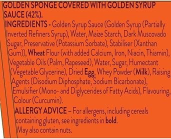 Mr Kipling Golden Syrup Sponge Puddings, 190 g (4-Pack)