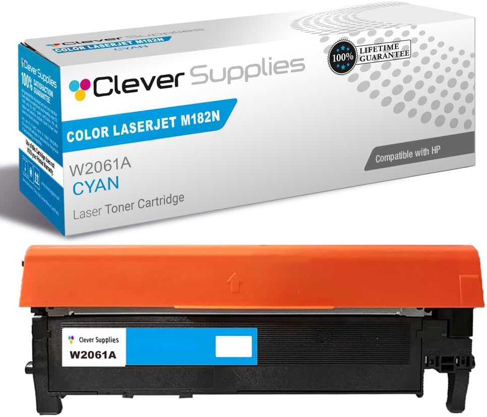 CS Replacement Compatible with HP M182N Toner Cartridge W2311A to use with M155NW M182NW M183FW (Cyan, 1-Pack)
