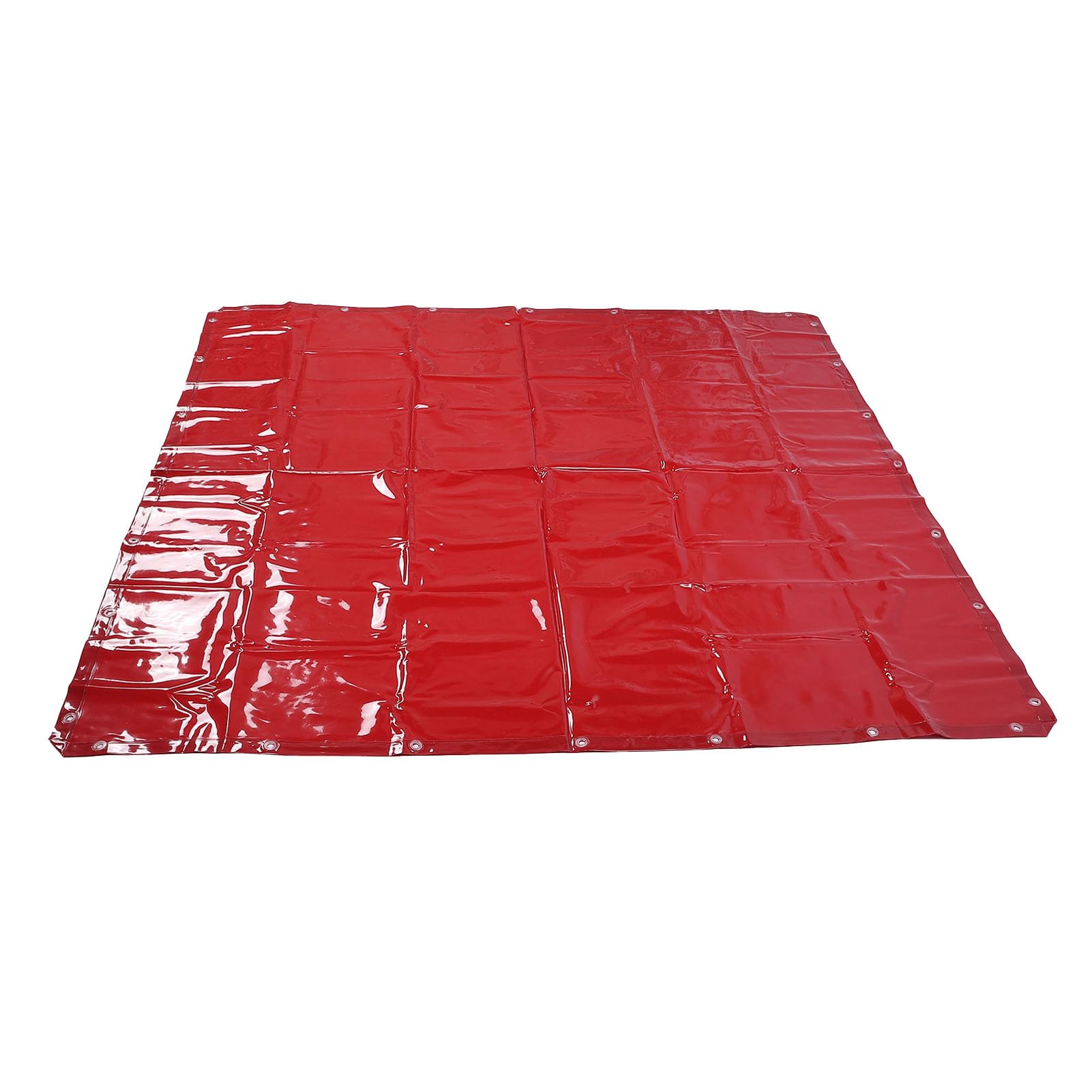YWBL-WH Écran de Soudage Rouge, Rideau de Soudage de Protection UV, Grande Couverture 5,7x5,7 Pieds pour Ateliers Industriels
