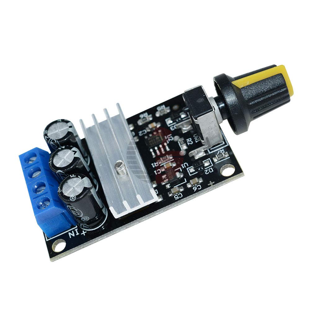 PWM DC 6V 12V 24V 28V 3A Motor Speed Control Switch Controller - Amazon.com
