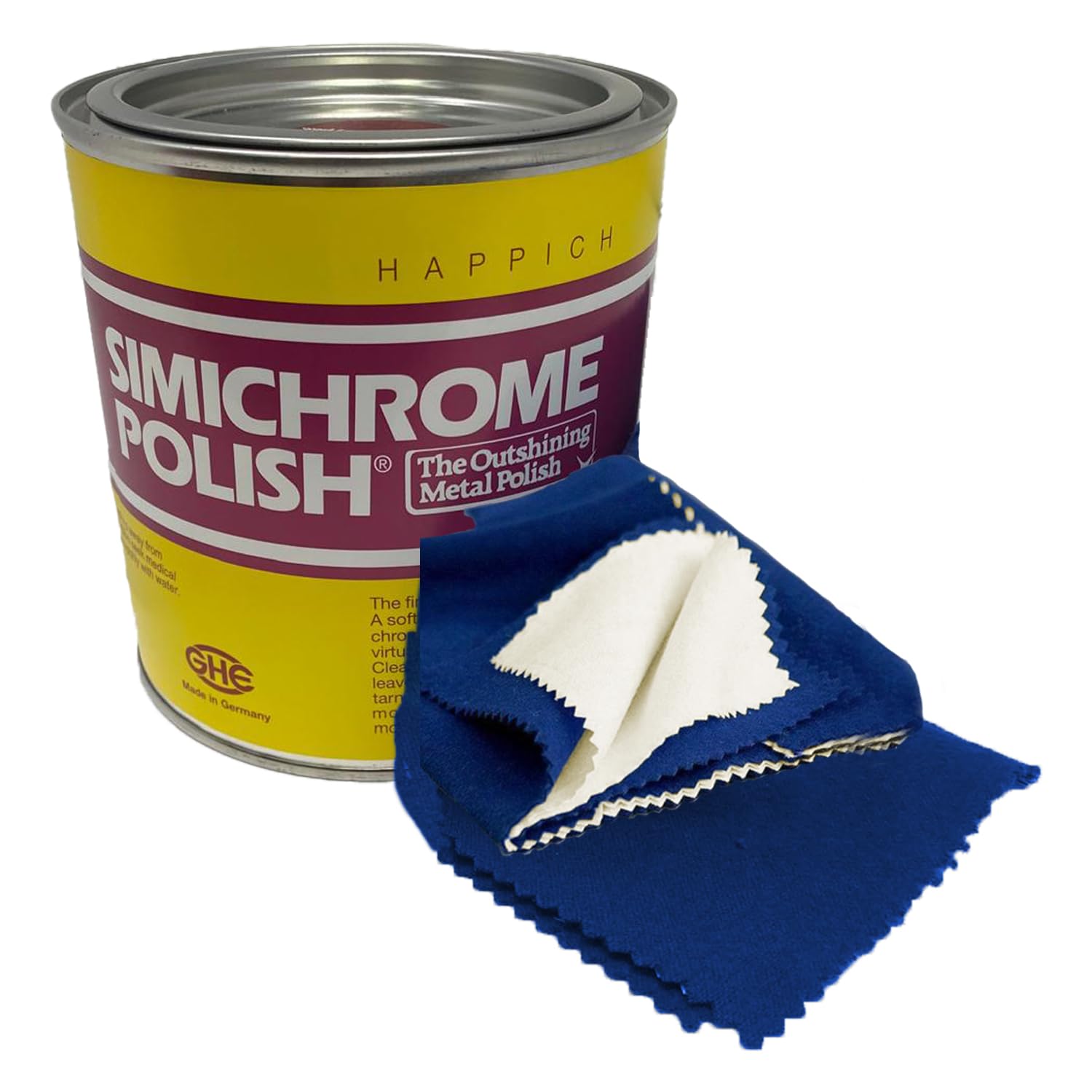 Rosenthal Collection Simichrome Polish Cans 1000 Grams (1 Can with Polishing Cloth)