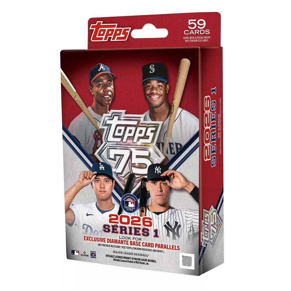 2026 Topps MLB Series 1 Baseball Trading Card Hanger Box