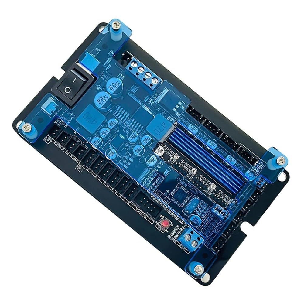 GRBL Controller Board 3-Achsen Schrittmotor Treiber USB für CNC Gravurmaschine, 32-Bit Prozessor, DC12-48V, mit PWM Ausgang und Endschalter