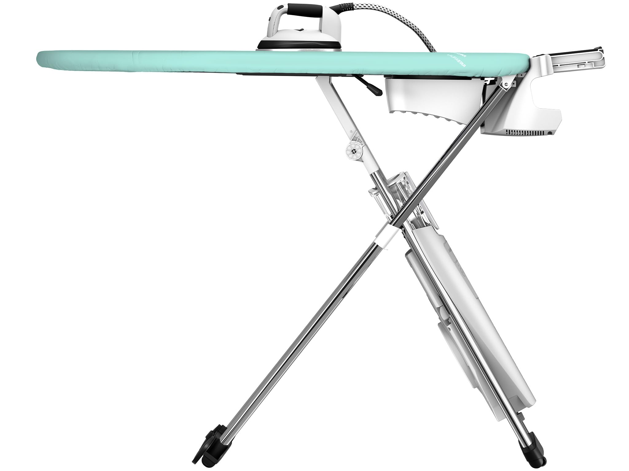 Laurastar S Plus, Hygienische Dampf, Eliminiert 99,9% der Bakterien & Viren, Professionelles Bügeleisen, Aktivbügeltisch, Abnehmbarer Wassertank