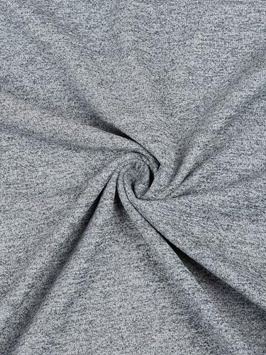 Image of TECHNOSPORT Men's Melange Slim Fit Round Neck T-Shirt Double Cool Raglan Sleeve Slip On Polyester for Gym Running Workout UPF50+ Anti Odour