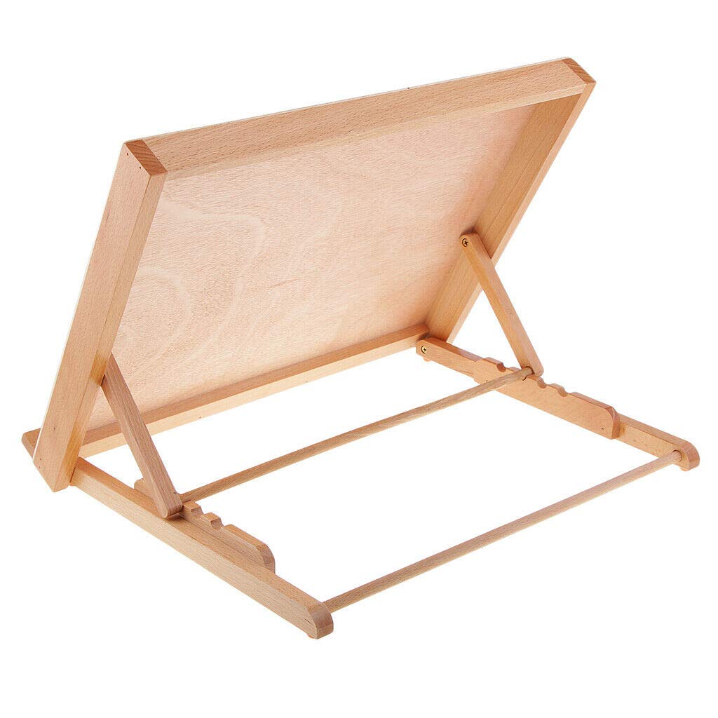 Soporte ajustable de madera A2 para pintura, tablero de dibujo, mesa de lienzo, estación de trabajo, bocetos, caballete de escritorio
