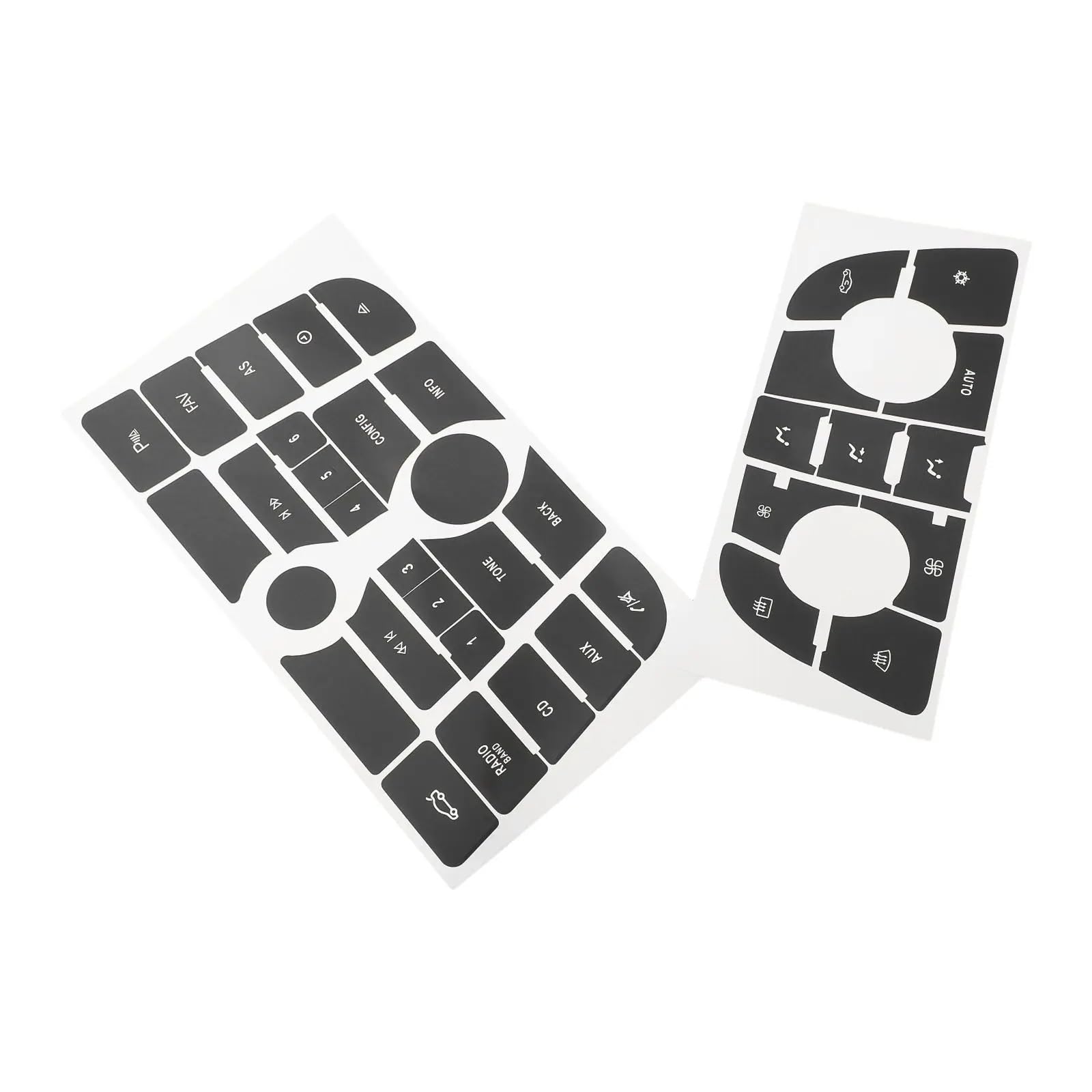 Button Repair Sticker Compatible with Holden for Astra Button Repair Sticker Car Dashboard CD for Radio Audio Button Repair