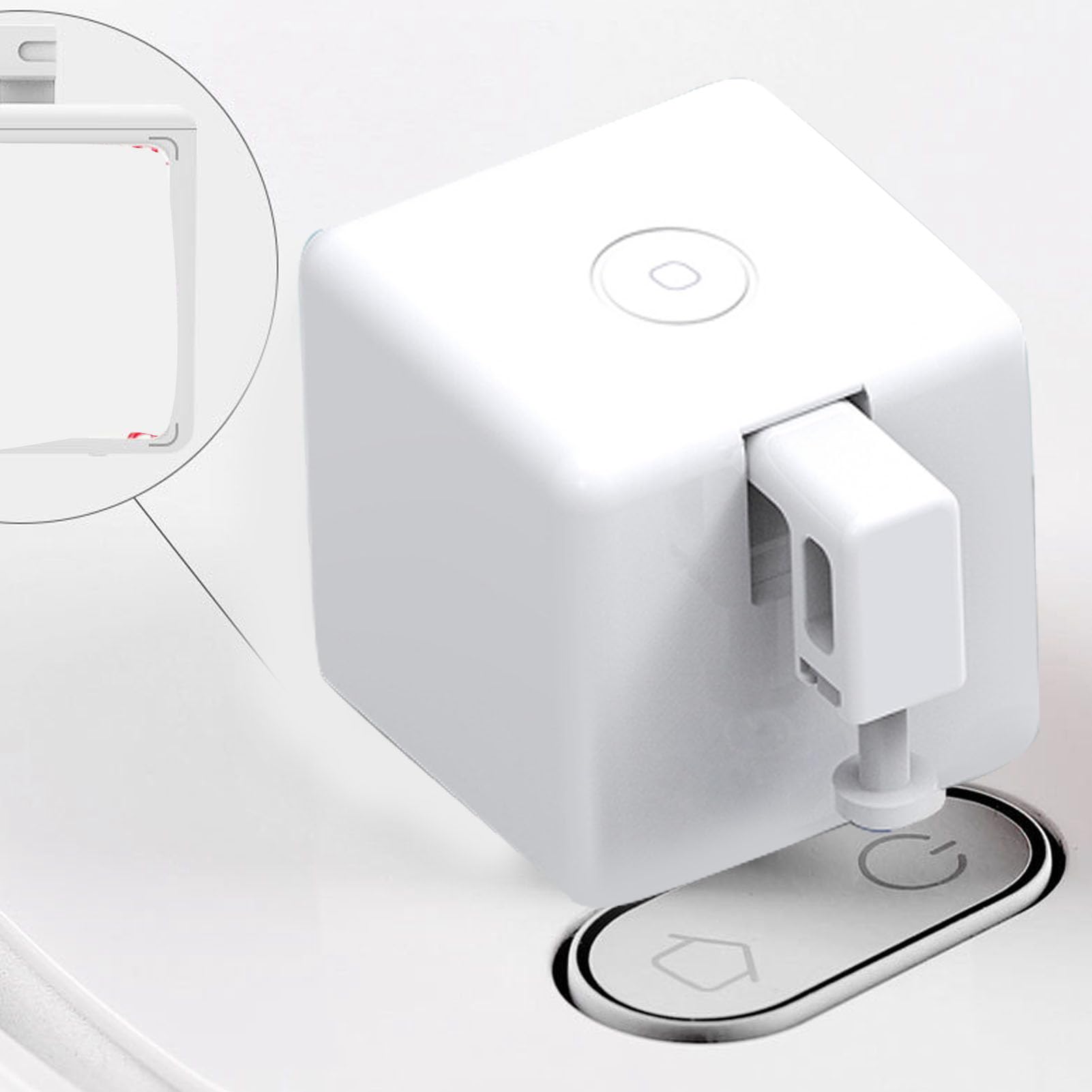 Pulsador de Botón de Interruptor, Crear Grupos Bot de Pulsador de Botón de Interruptor de Luz Inteligente Inalámbrico, Gadgets de Hogar Inteligente de Aplicación(3 Rd Generation Bt)
