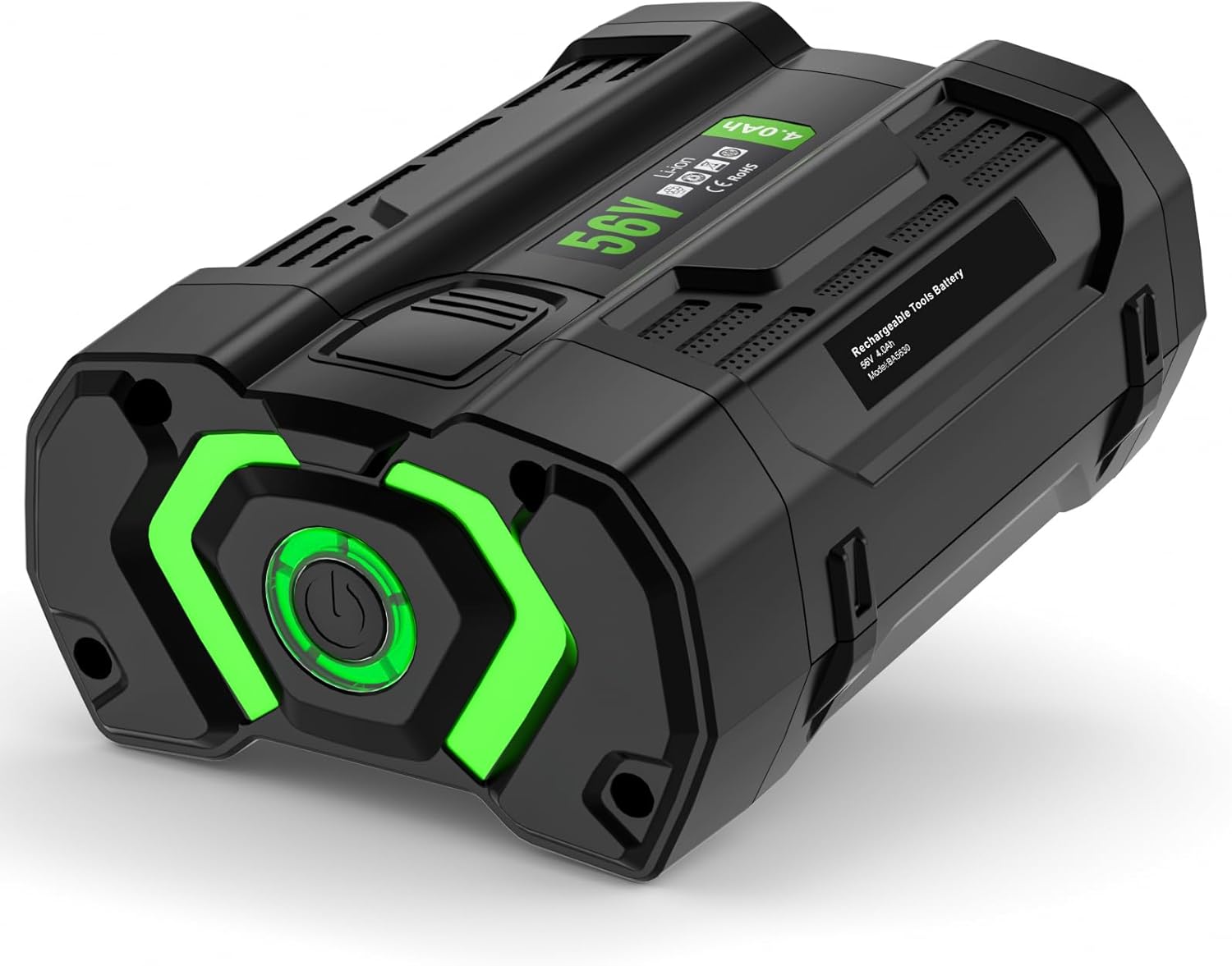 56V 4.0AH Battery Replacement for EGO BA2242T Battery 4.0 Ah Lithium Ion Batteries for Equipment, with Upgraded Fuel Gauge Compatible with All Power 56V EGO Power+ Tools
