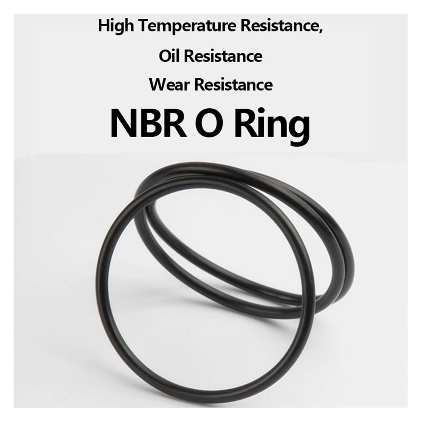 Rondelle d'étanchéité NBR joint torique CS 3,55 mm ID 14 mm - 350 mm bague d'étanchéité en caoutchouc nitrile réparation joint matériel raccords(M335 (1 pièces)_3.55MM),Matériau Fiable